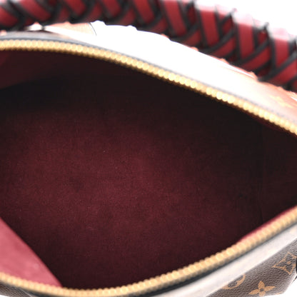 Louis Vuitton Monogram Beaubourg Hobo Mini Bordeaux Red Peach Safran Blue Jean Blue 5 of 10