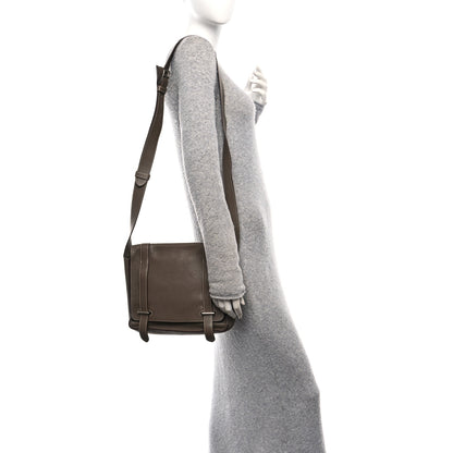 Hermes Taurillon Clemence Steve Messenger 28 Etoupe 2 of 10
