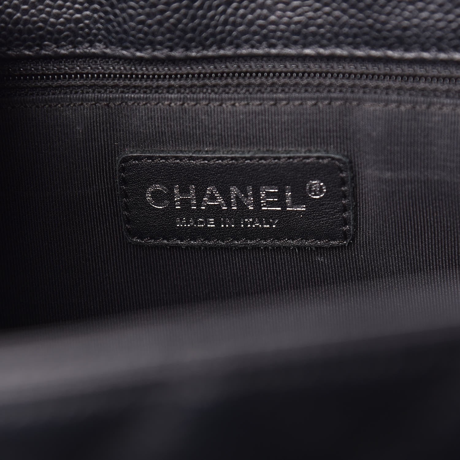 Chanel Caviar Quilted Grand Shopping Tote GST Black 6 of 14