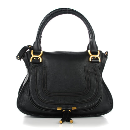 Chloe Calfskin Medium Marcie Satchel Black 1 of 8