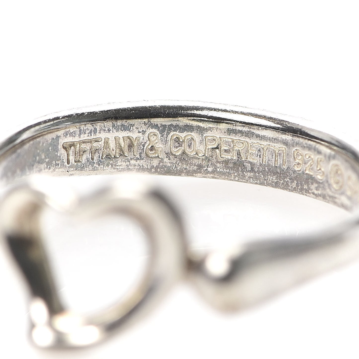 Sterling Silver Elsa Peretti Open Heart Ring 49 5