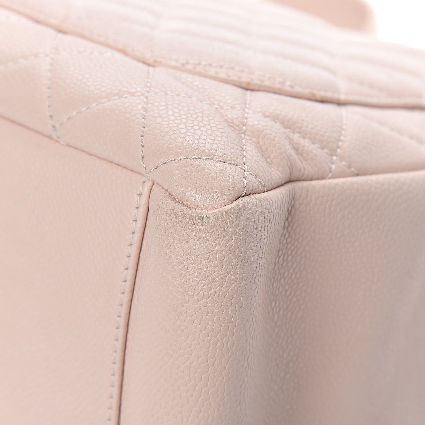 Caviar Quilted Grand Shopping Tote GST Light Pink