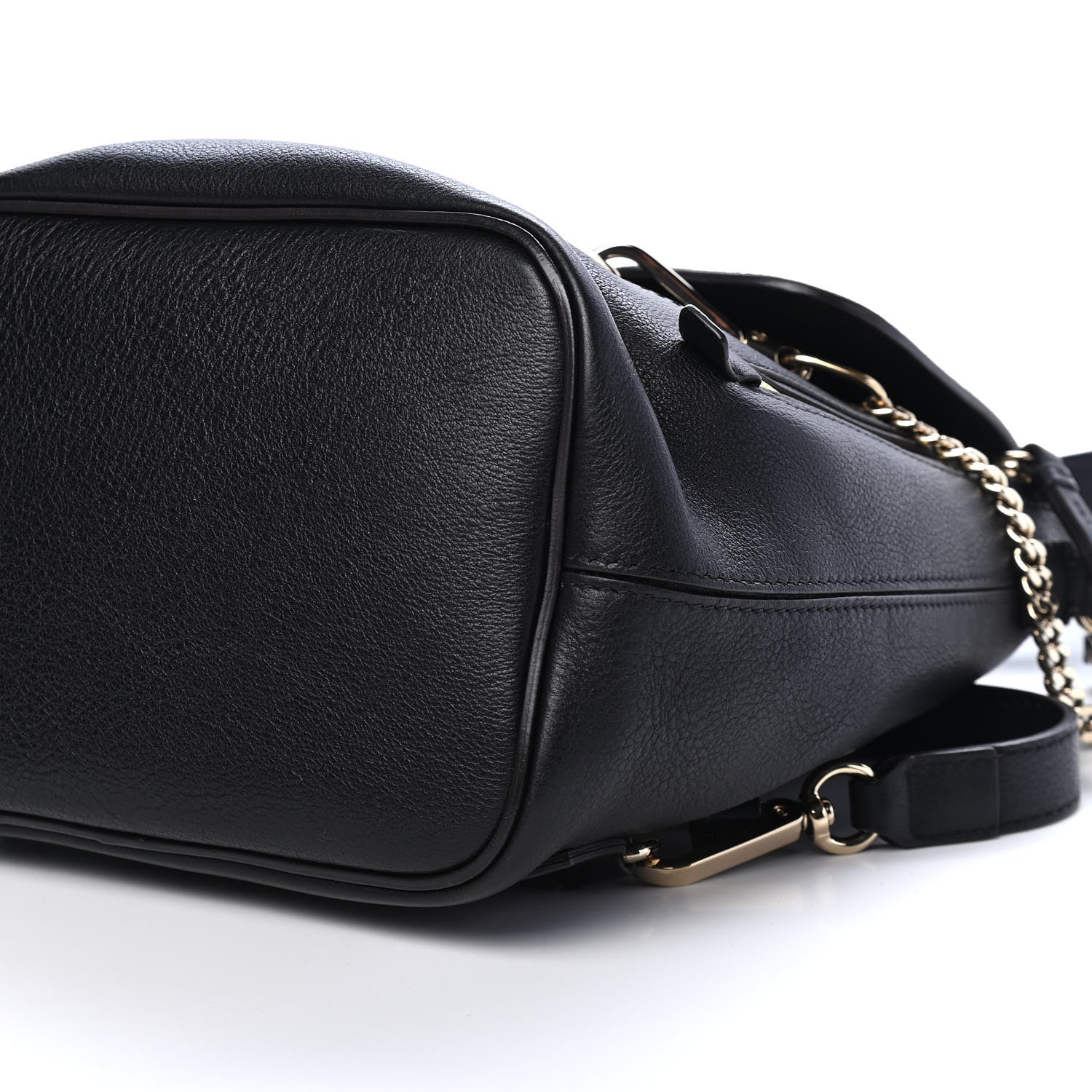 Chloe Suede Calfskin Small Faye Backpack Black 9 of 9