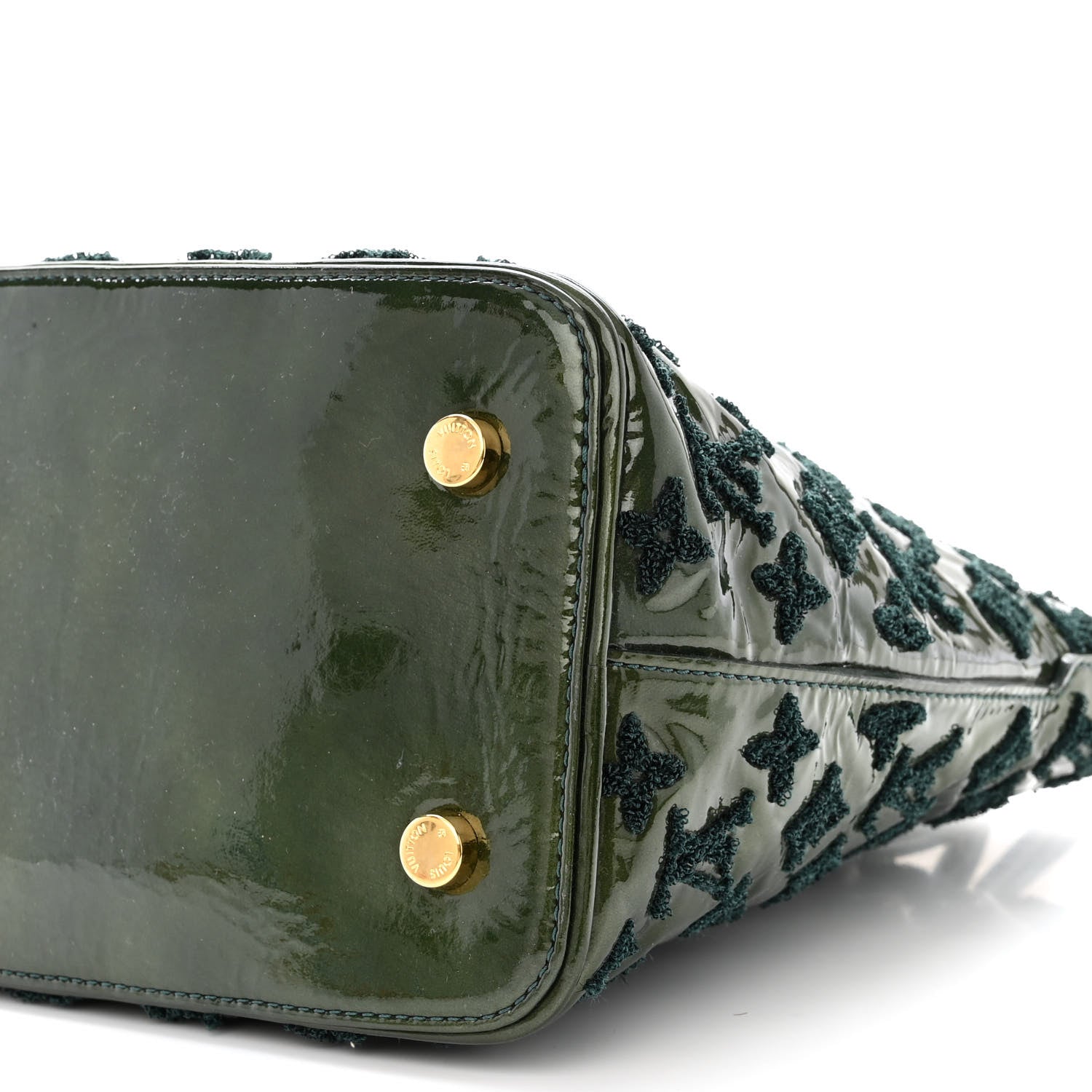 Louis Vuitton Patent Lambskin Fascination Lockit Vert Fonce 9 of 9