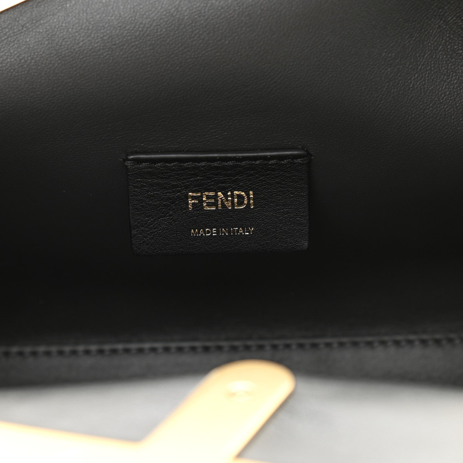Fendi Flannel Karligraphy Embroidered Small Fendi First Grey 6 of 10