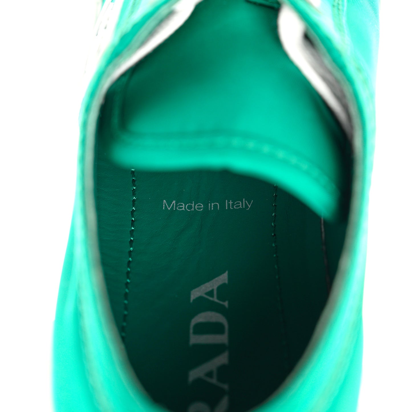 Re-Nylon Gabardine Triangle Logo Double Wheel 50mm Sneakers 37.5 Assenzio