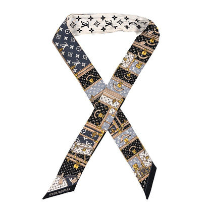 Louis Vuitton Silk Monogram Lets Go BB Bandeau Black 1 of 3