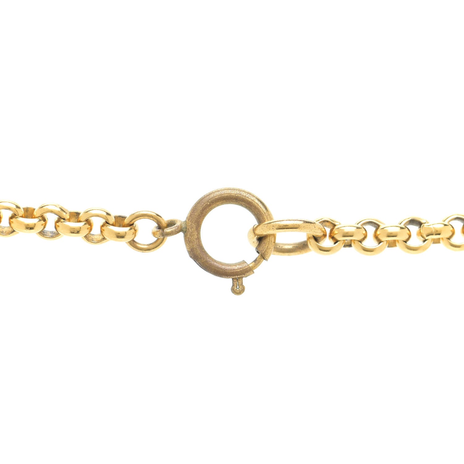 Chanel CC Flower Necklace Gold 5 of 6