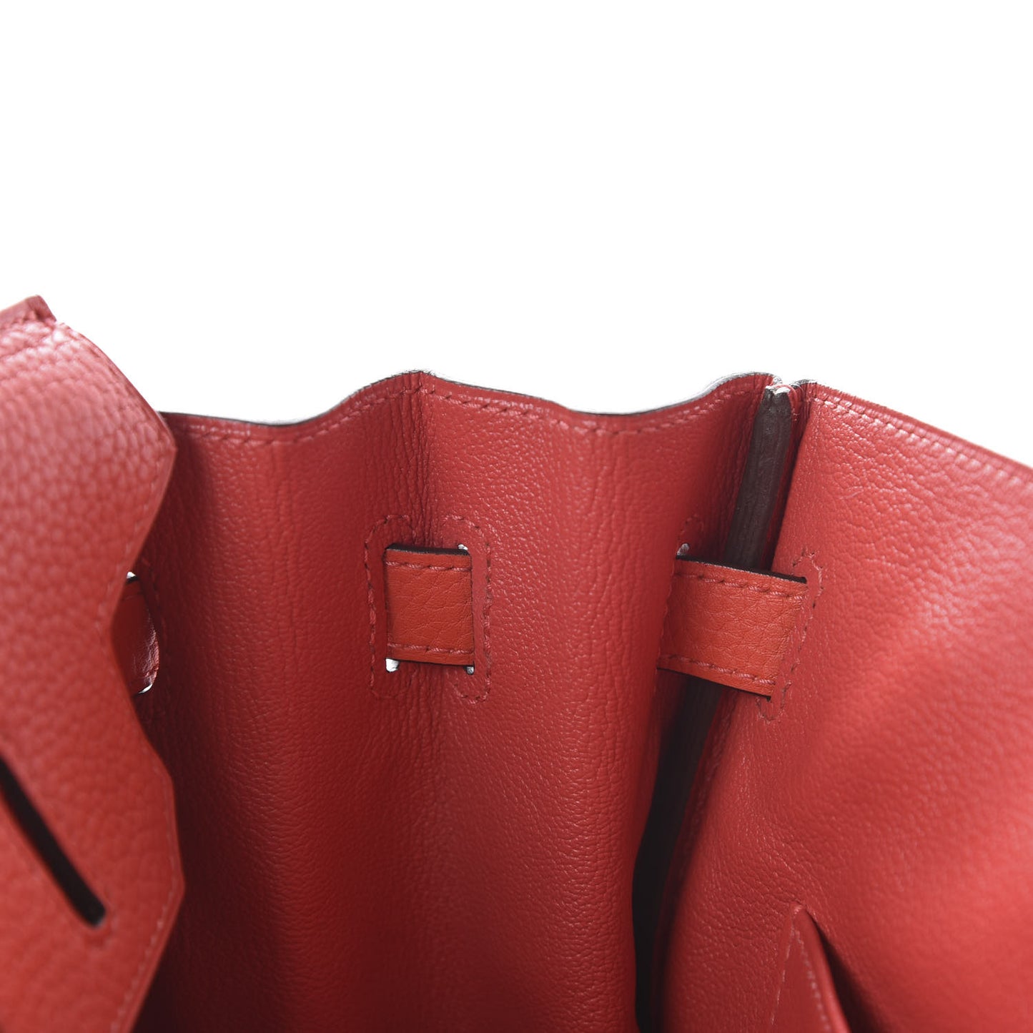 Taurillon Clemence Birkin 30 Rouge Pivoine