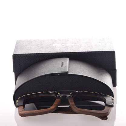 Prada Wooden Sunglasses SPR 26R Nut Canaletto 11 of 11