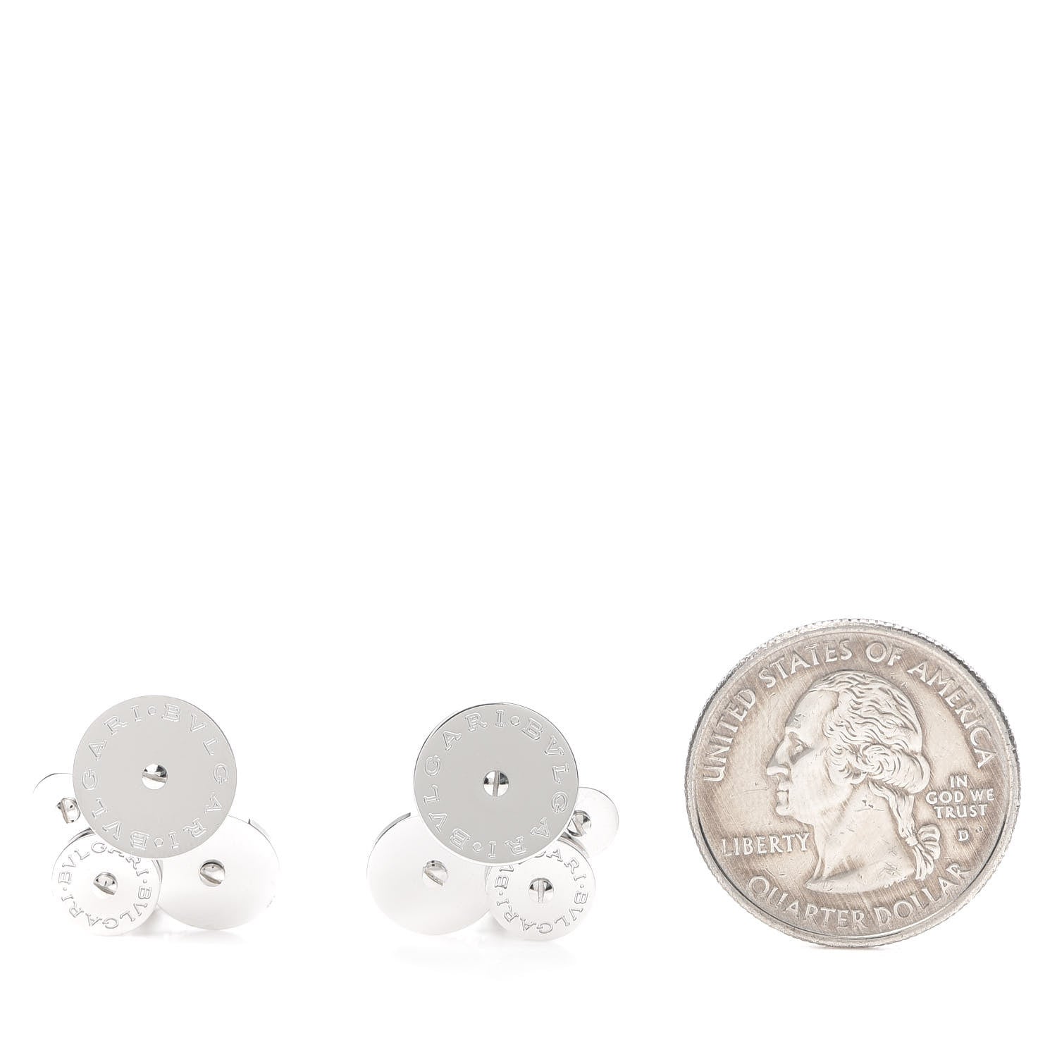 Bulgari 18K White Gold Cicladi Earrings 2 of 5
