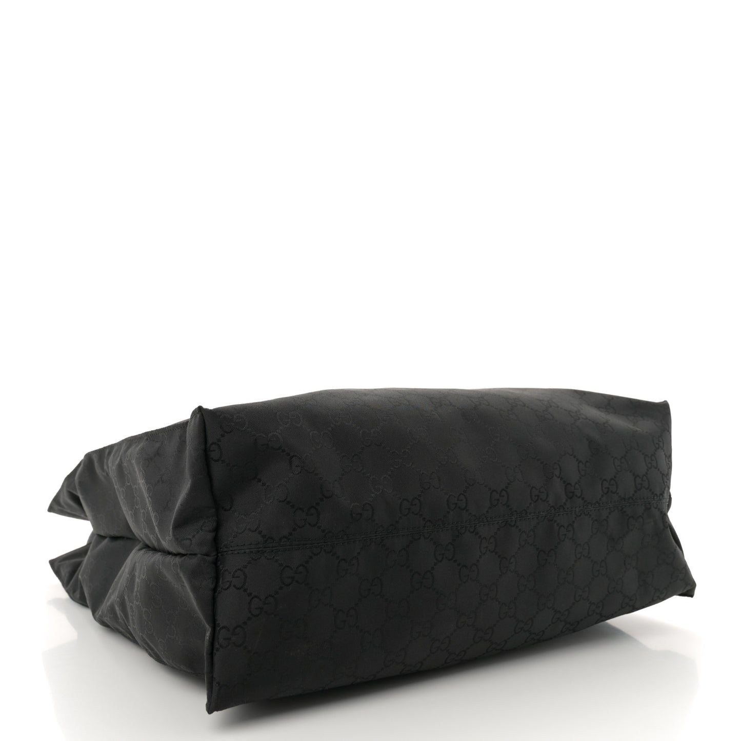Nylon Monogram Vertical Tote Black
