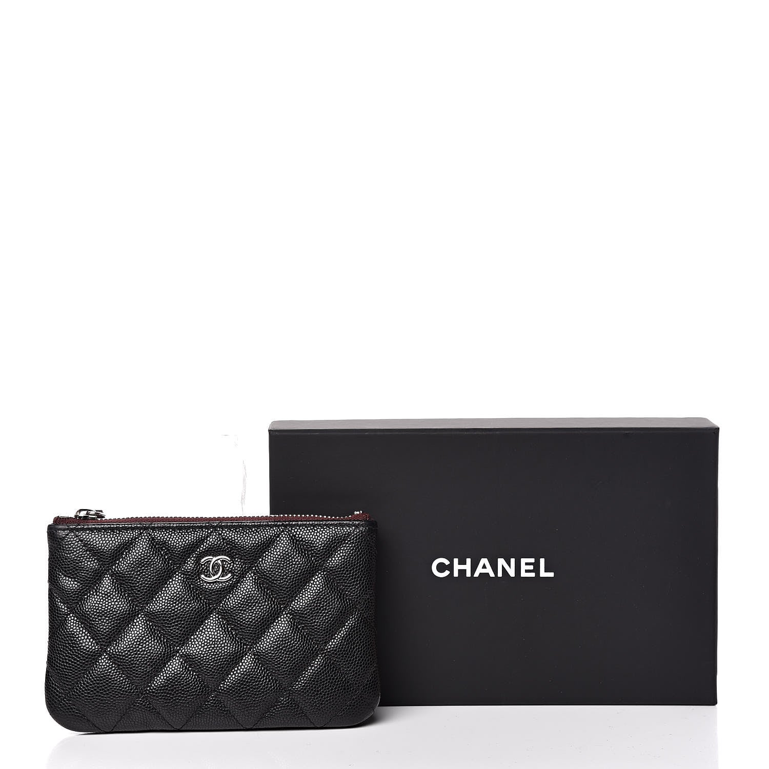 Chanel Caviar Quilted Small Cosmetic Case Black 8 of 8