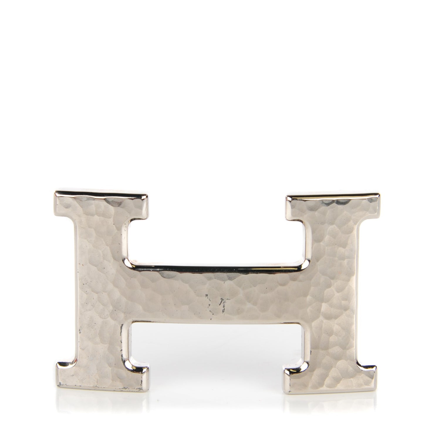 Palladium Hammered 32mm H Belt Buckle