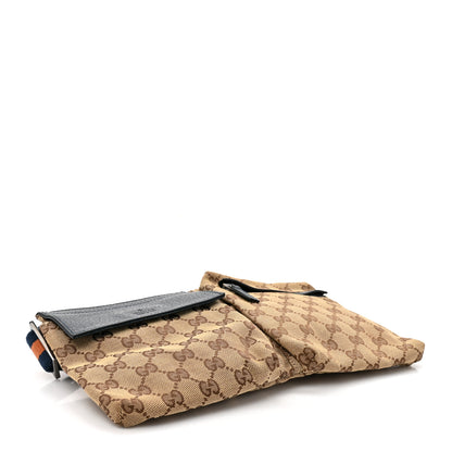Gucci Monogram Web Belt Bag Navy 4 of 11