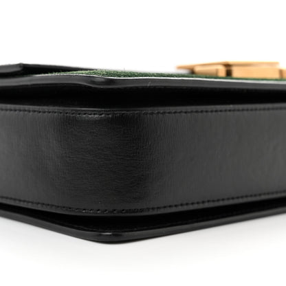Saint Laurent Smooth Calfskin Suede Medium Bellechasse Dark Green 9 of 14