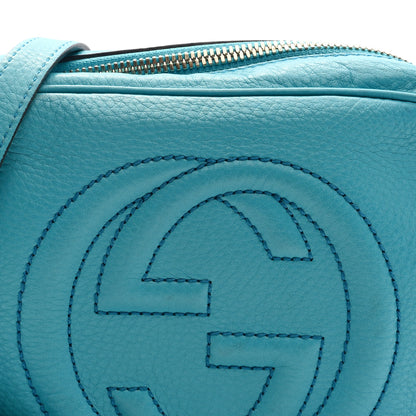 Gucci Pebbled Calfskin Small Soho Disco Bag Deep Cobalt 8 of 10