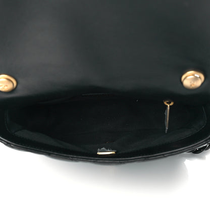 Chanel Lambskin Quilted Small Lacquered Chain Flap Black 5 of 11
