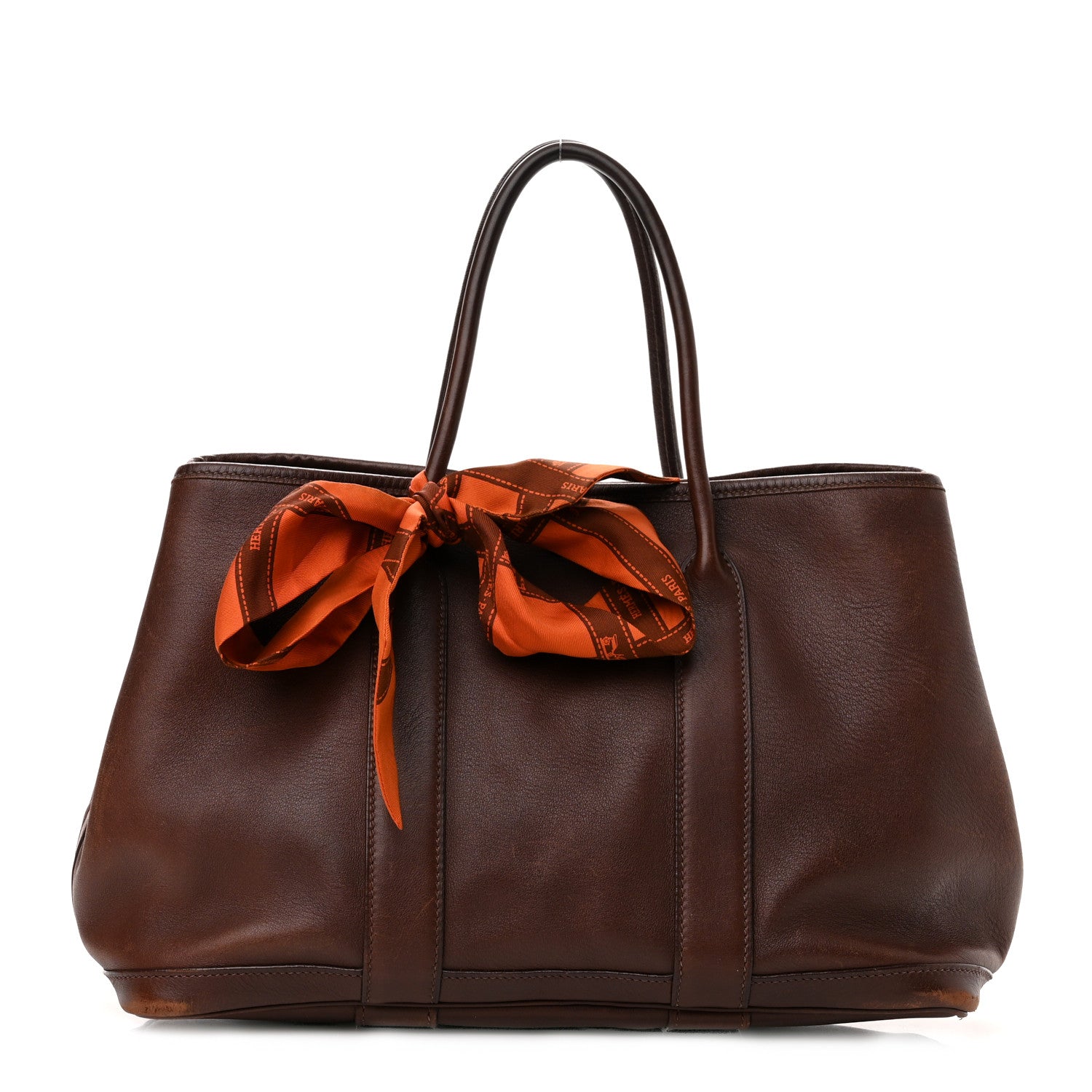 Hermes Swift Bolduc Twilly Garden Party TPM Chocolate 1 of 15