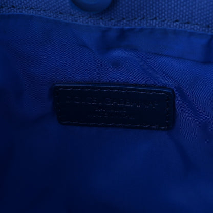 Dolce & Gabbana Canvas Mini DG Logo Shopper Tote Bluette 6 of 9