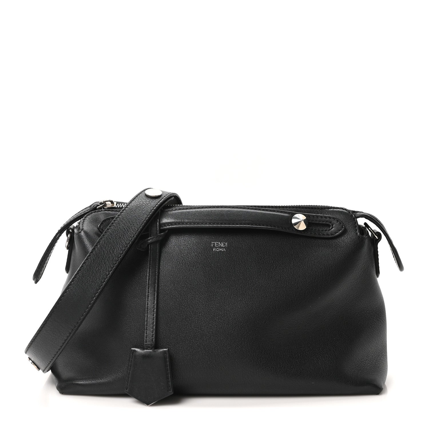 Fendi Vitello Dolce Medium By The Way Boston Bag Black 1 of 10