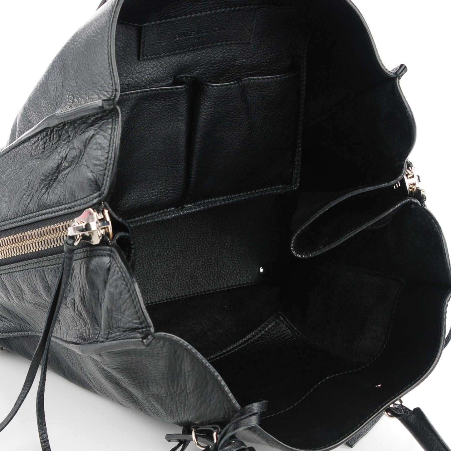 Veau Papier A5 Zip Around Tote Black