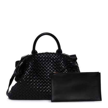 Bottega Veneta Nappa Intrecciato Medium Padded The Handle Tote Black 1 of 13