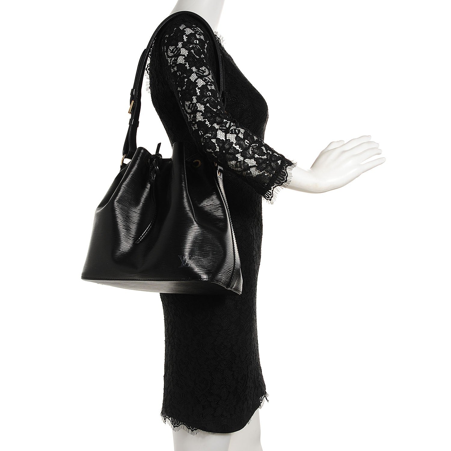 Louis Vuitton Epi Petit Noe Black 2 of 7