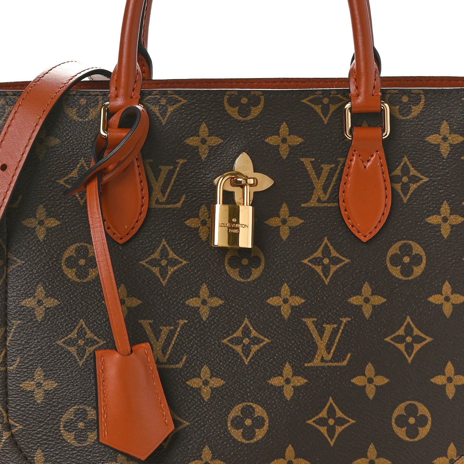 Louis Vuitton Monogram Flower Tote Caramel 7 of 9