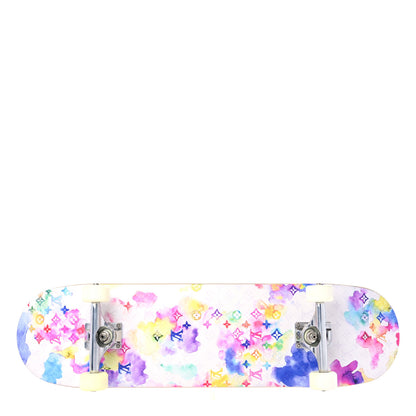 Louis Vuitton Monogram Watercolor Wood Skateboard Multicolor 2 of 8