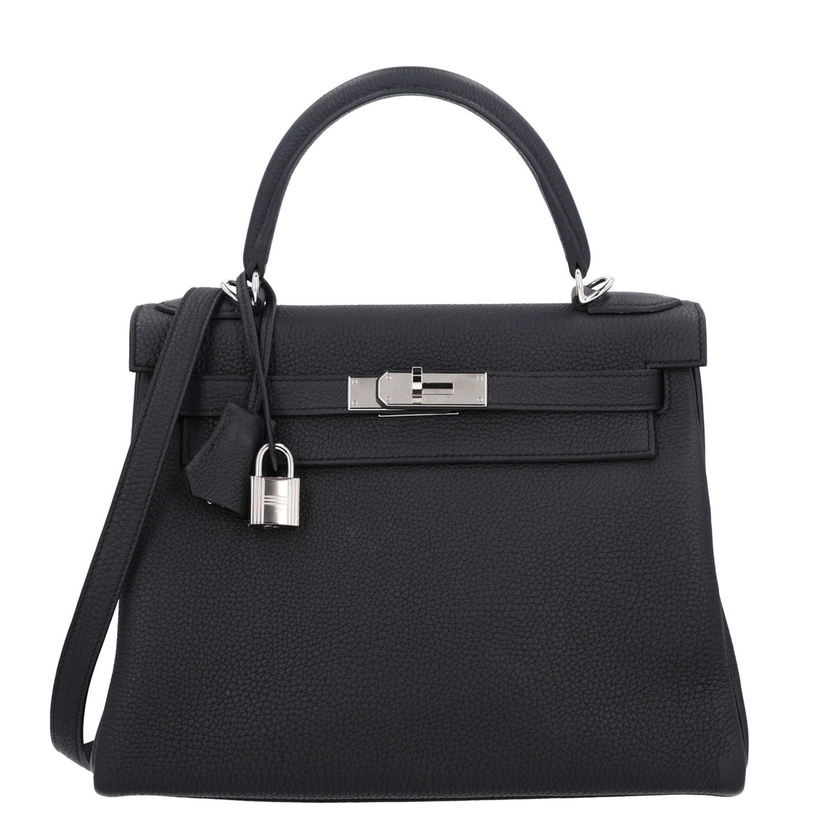 Hermes Togo Kelly Retourne 28 Black 1 of 17