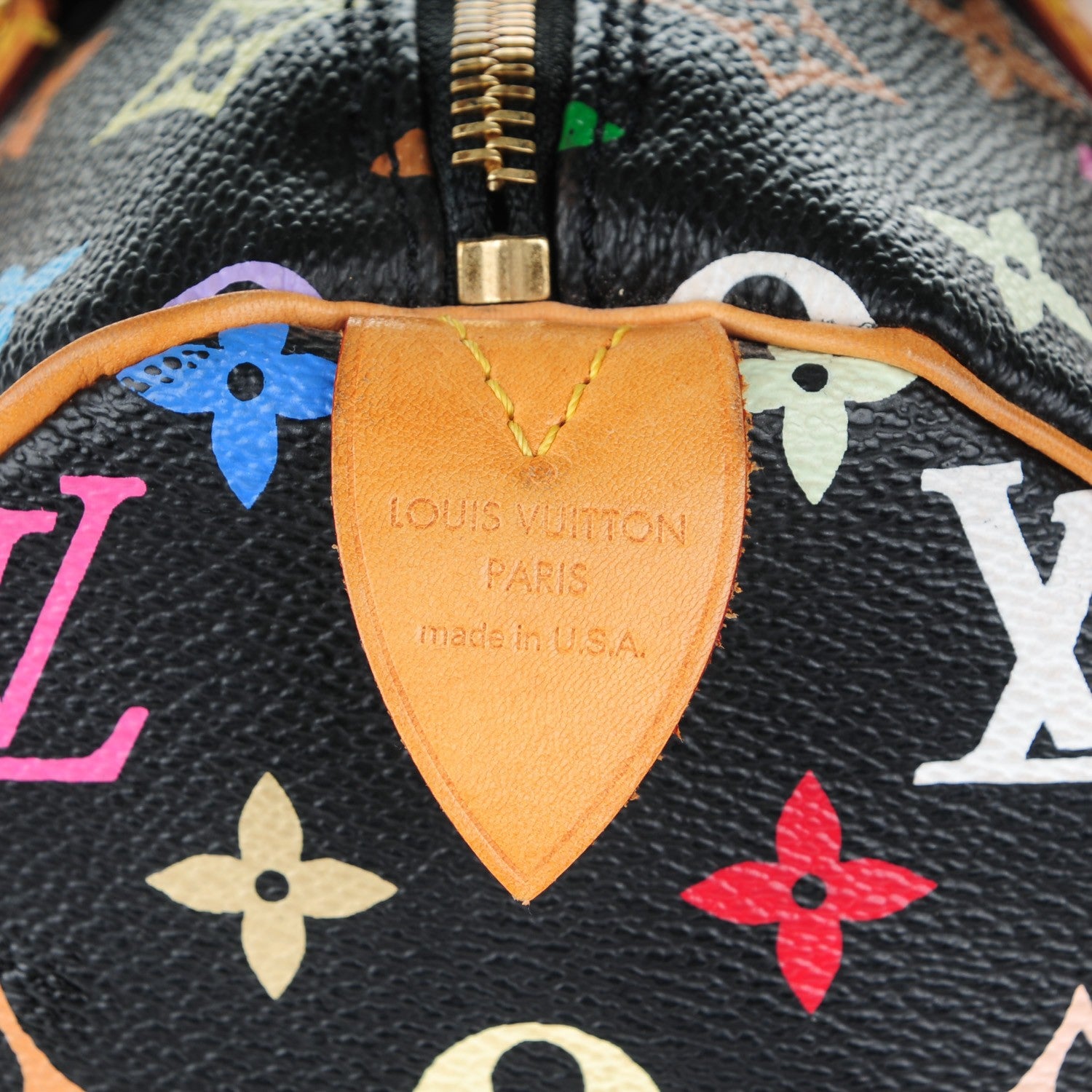 Louis Vuitton Monogram Multicolor Speedy 30 Black 6 of 9