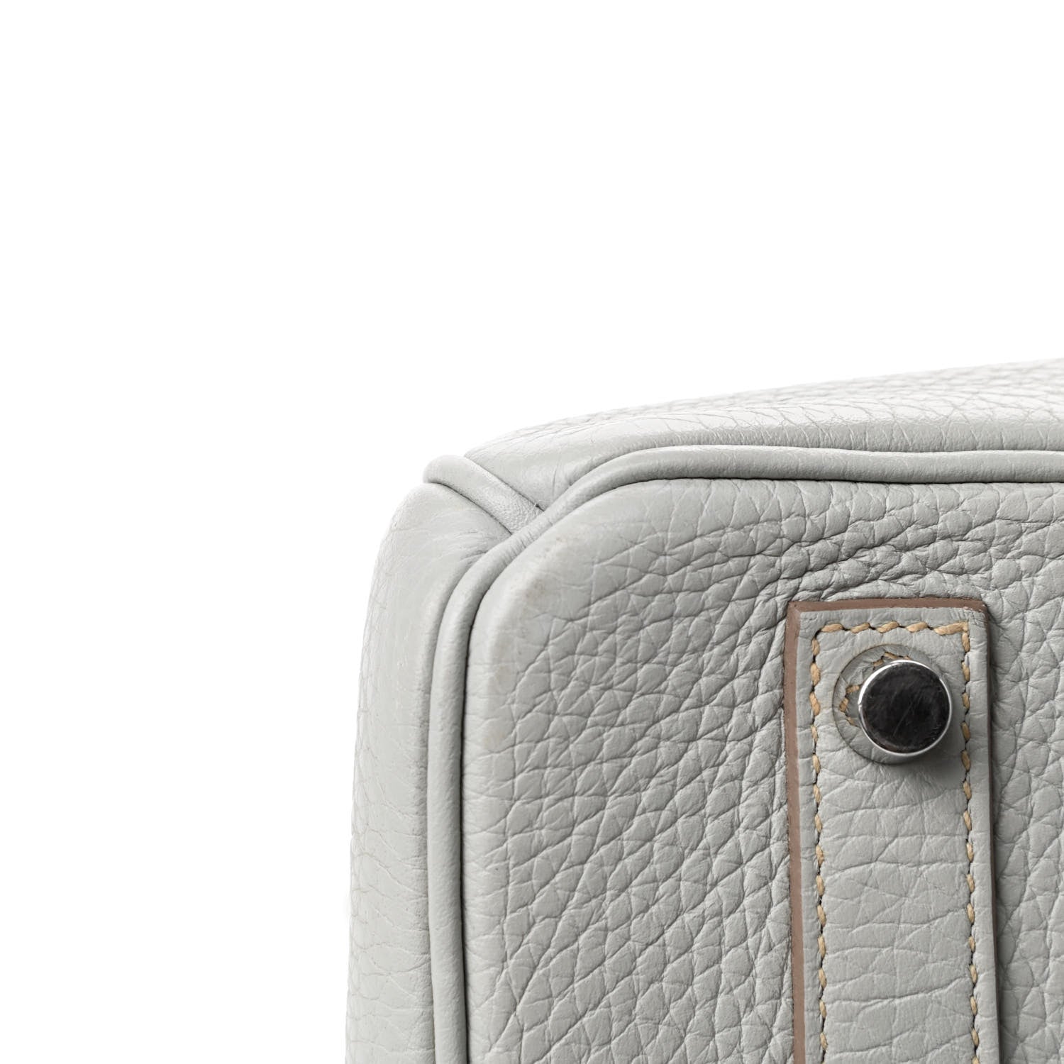 Hermes Taurillon Clemence Birkin 35 Gris Perle 11 of 13