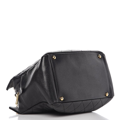 Chanel Caviar Quilted Petit Timeless Tote PTT Black 4 of 13