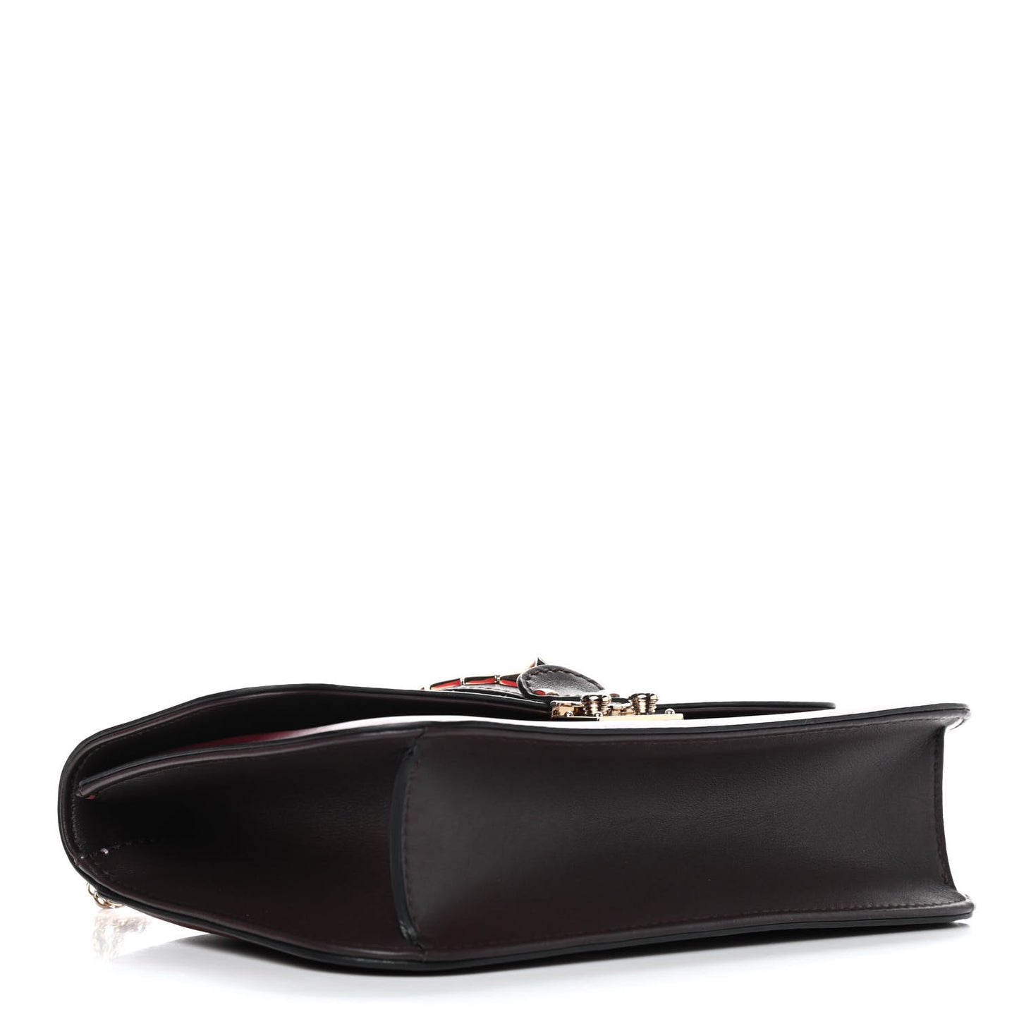 Vitello Medium Glam Lock Rockstud Flap Rubin Water Rose Marine