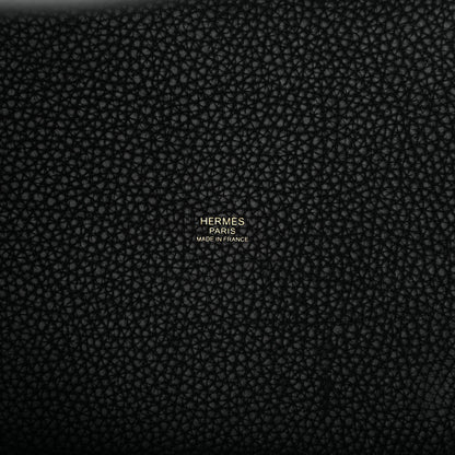 Hermes Taurillon Clemence Picotin Lock 22 MM Black 6 of 14