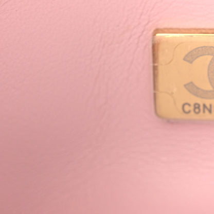 Chanel Lambskin Quilted Mini Color Match Flap Light Pink 7 of 12