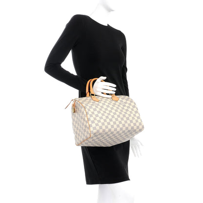 Louis Vuitton Damier Azur Speedy 30 2 of 12