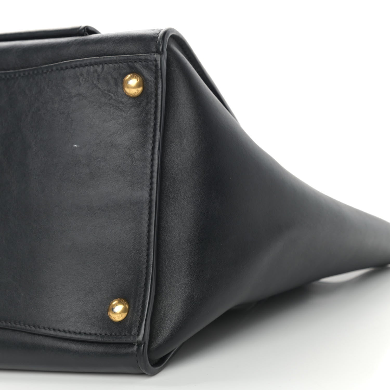 Prada City Calf Front Pocket Tote Black 9 of 11