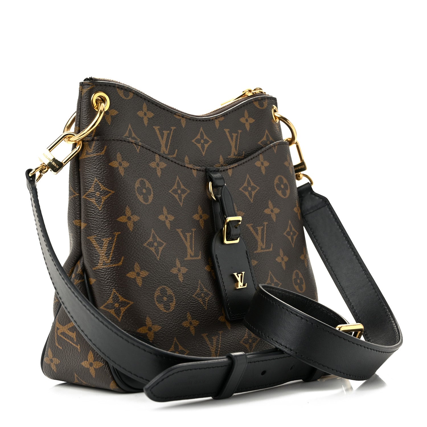 Louis Vuitton Monogram Odeon PM Black 3 of 9