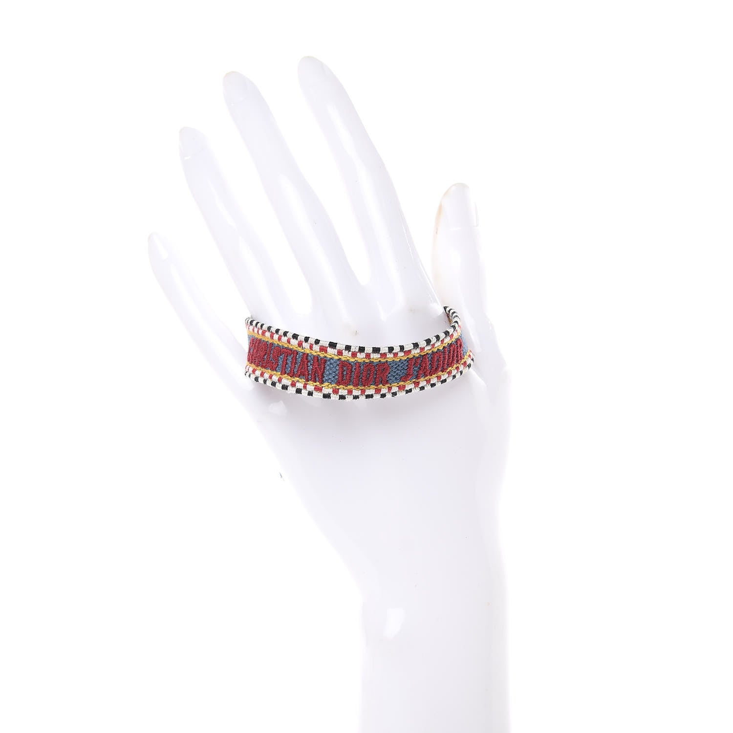 Christian Dior Woven Cotton J'Adior Friendship Bracelet 2 of 3