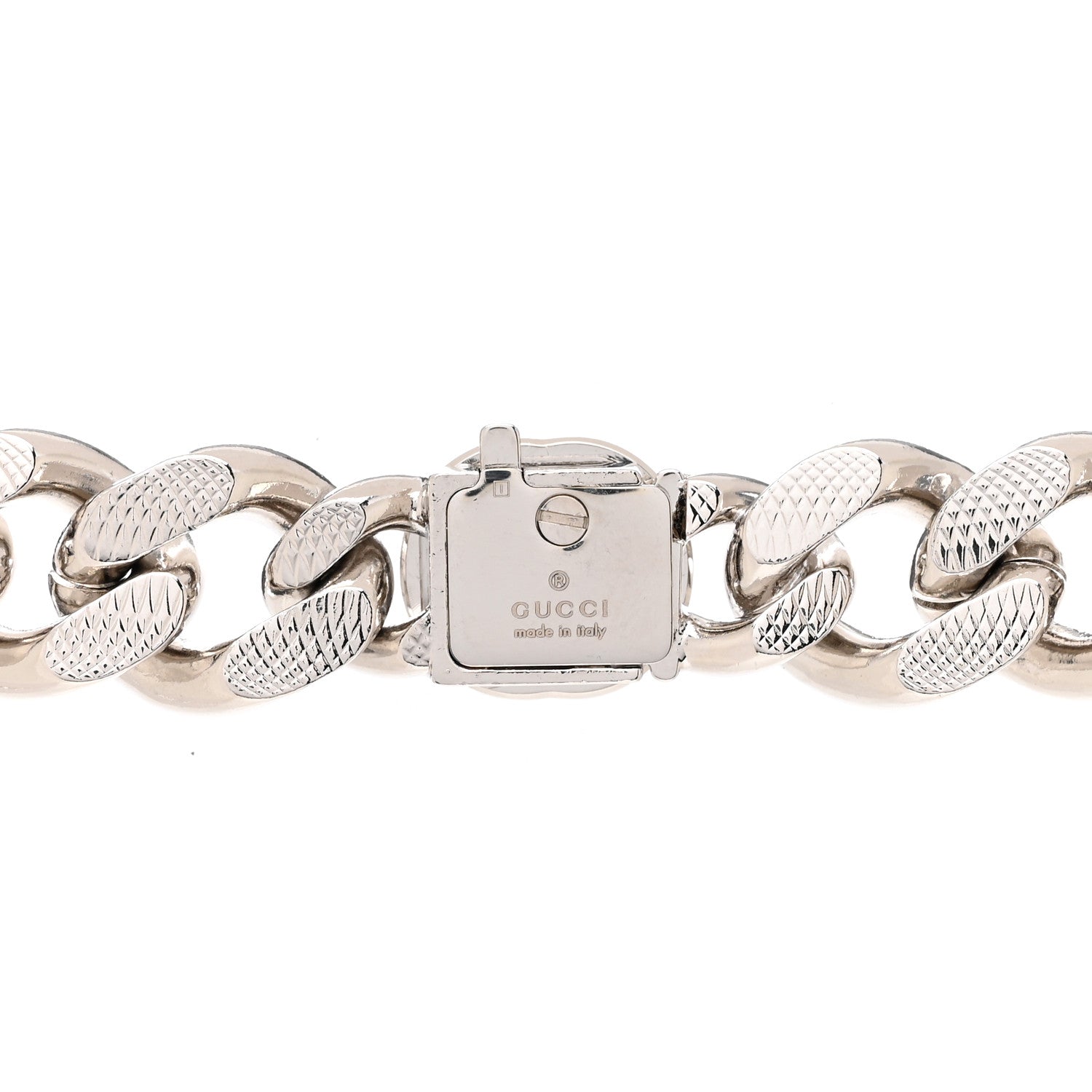 Gucci 100 Script Choker Necklace Red 5 of 6