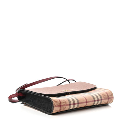 Burberry Haymarket Check Small Loxley Crossbody Bright Toffee 4 of 12
