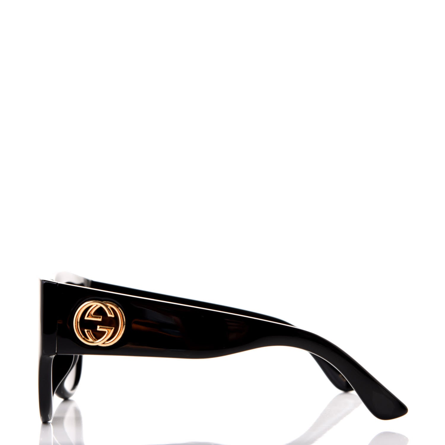 Gucci Acetate Square Frame Sunglasses GG0142SA Black 3 of 8