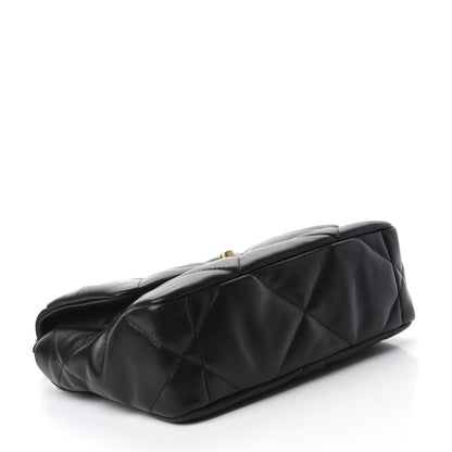 Chanel Lambskin Quilted Medium 19 Flap Black 4 of 11