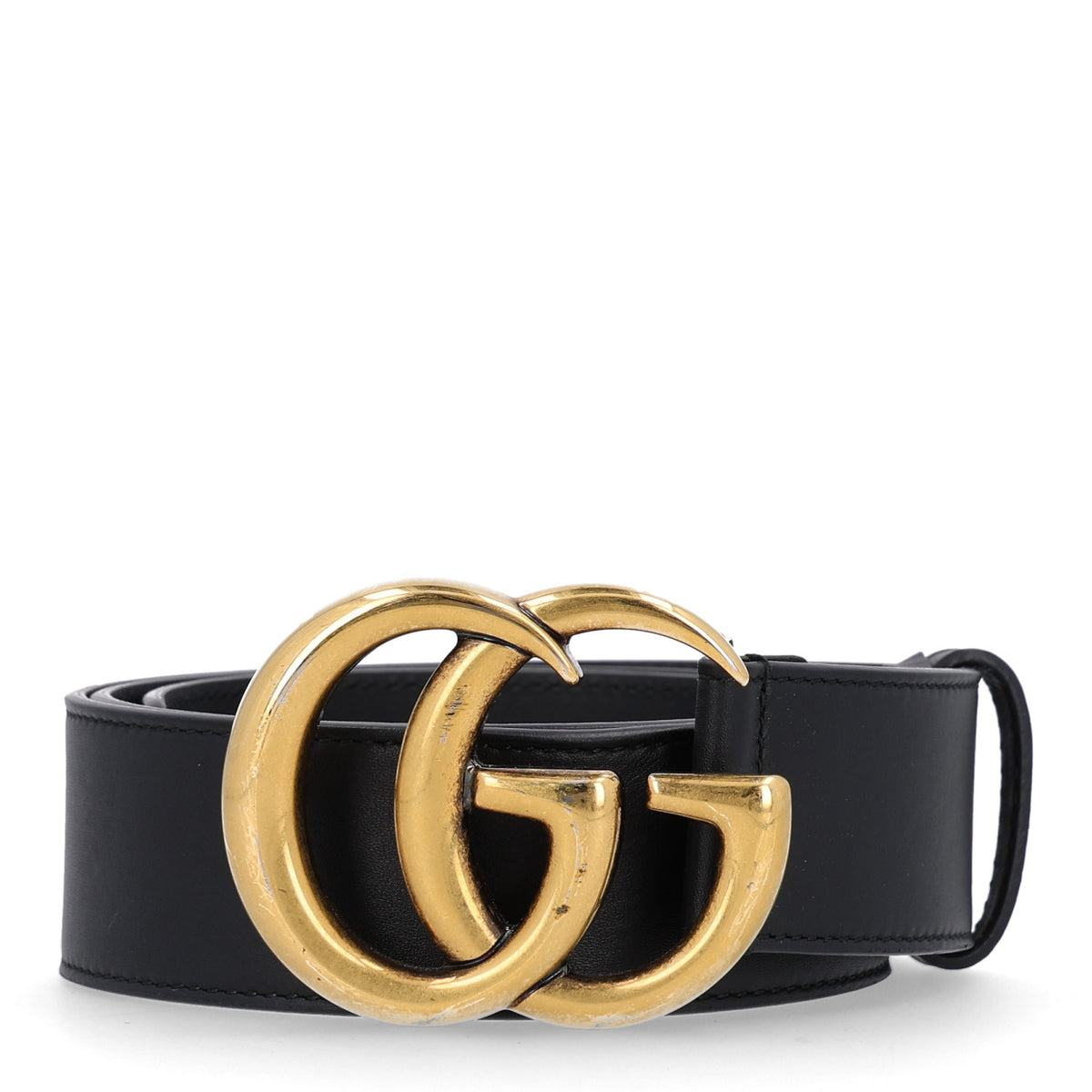 Gucci Calfskin Double G 40mm Belt 80 32 Black 1 of 6