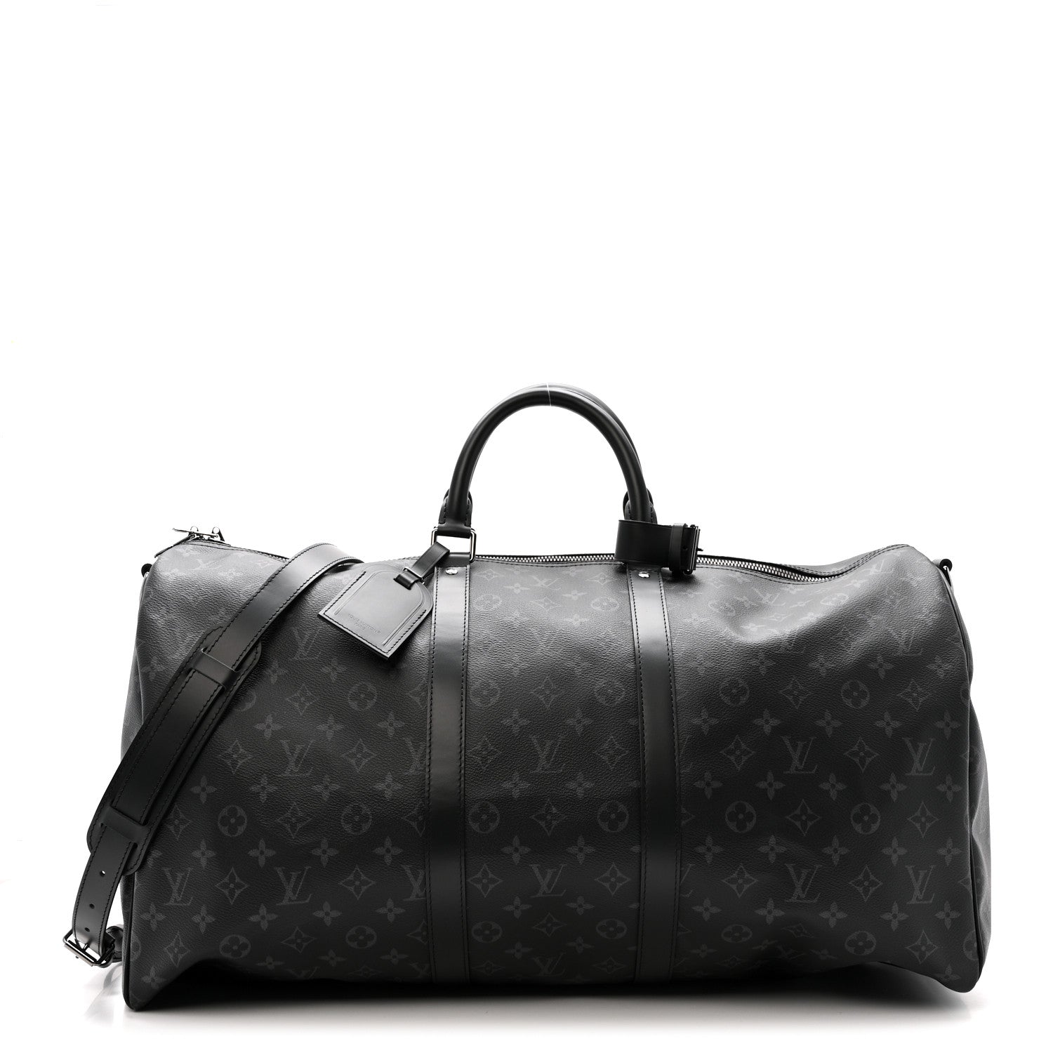 Louis Vuitton Monogram Eclipse Keepall Bandouliere 55 1 of 10