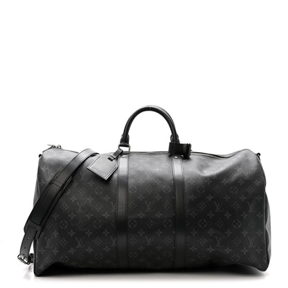 Louis Vuitton Monogram Eclipse Keepall Bandouliere 55 1 of 10