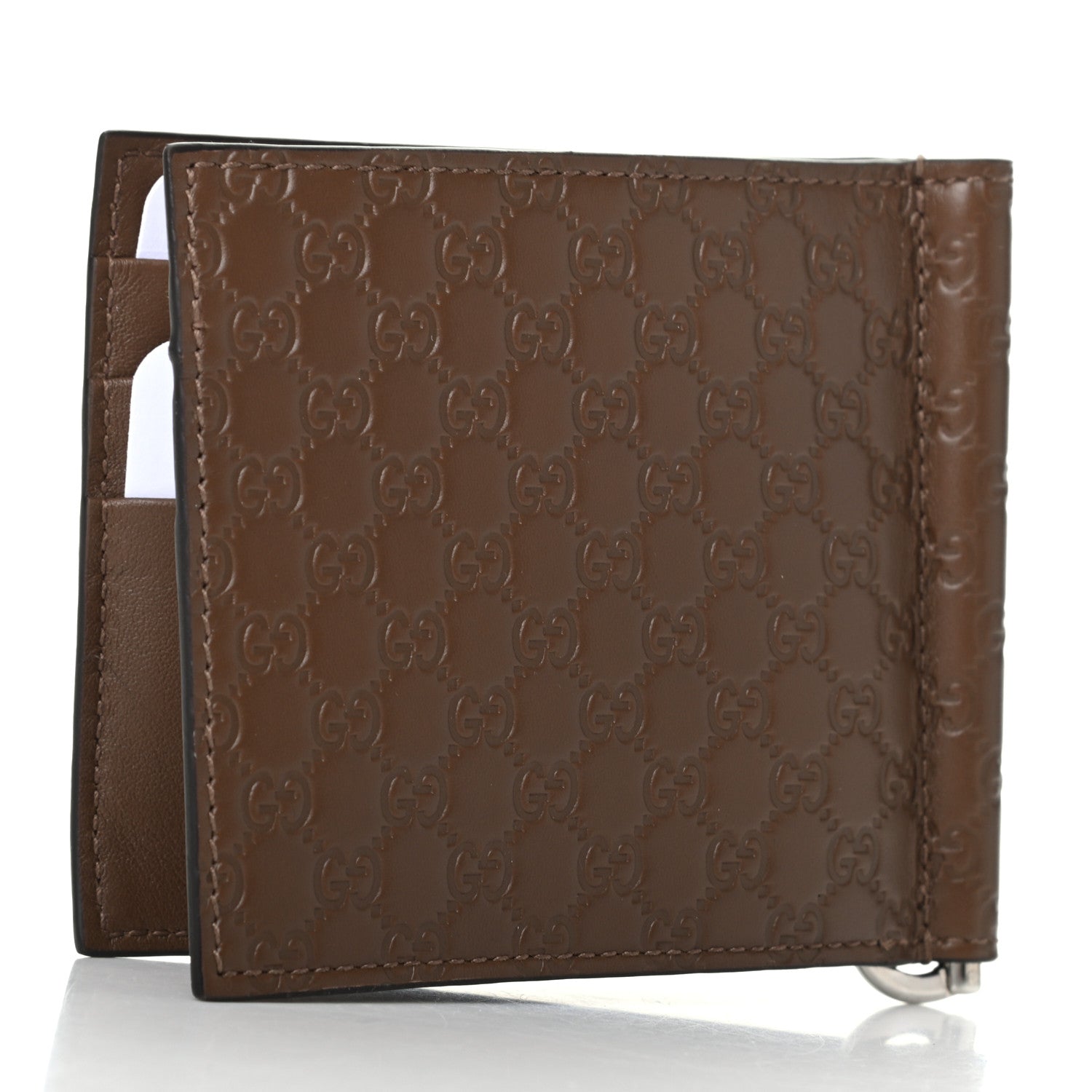 Gucci Microguccissima Bi-Fold Money Clip Wallet Acero 3 of 7