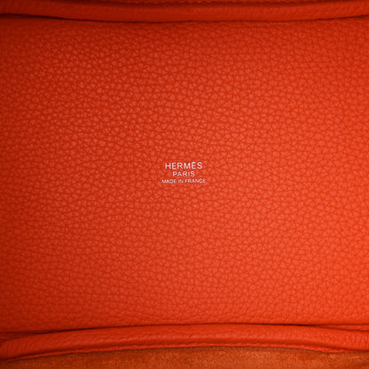 Hermes Taurillon Clemence Picotin Lock 18 PM Orange 6 of 11